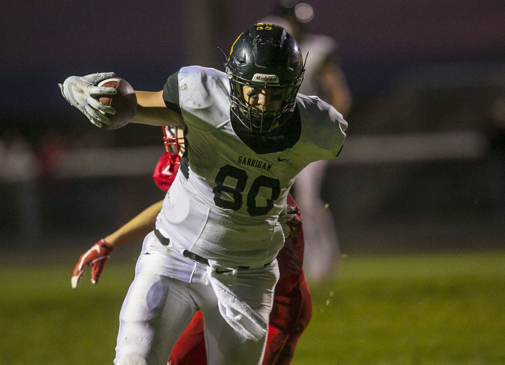 Fball Bishop Garrigan vs. West Hancock 18